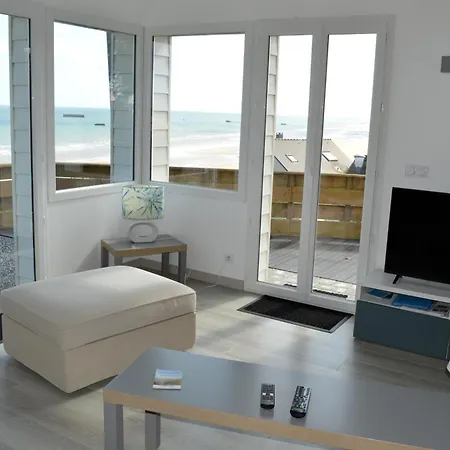 Le Perchoir Avec Vue Mer, A 300M De La Plage Saint-Come-de-Fresne Exterior photo