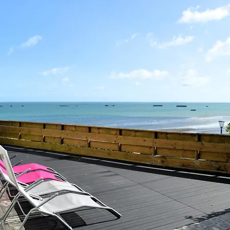 Le Perchoir Avec Vue Mer, A 300M De La Plage Saint-Come-de-Fresne Exterior photo