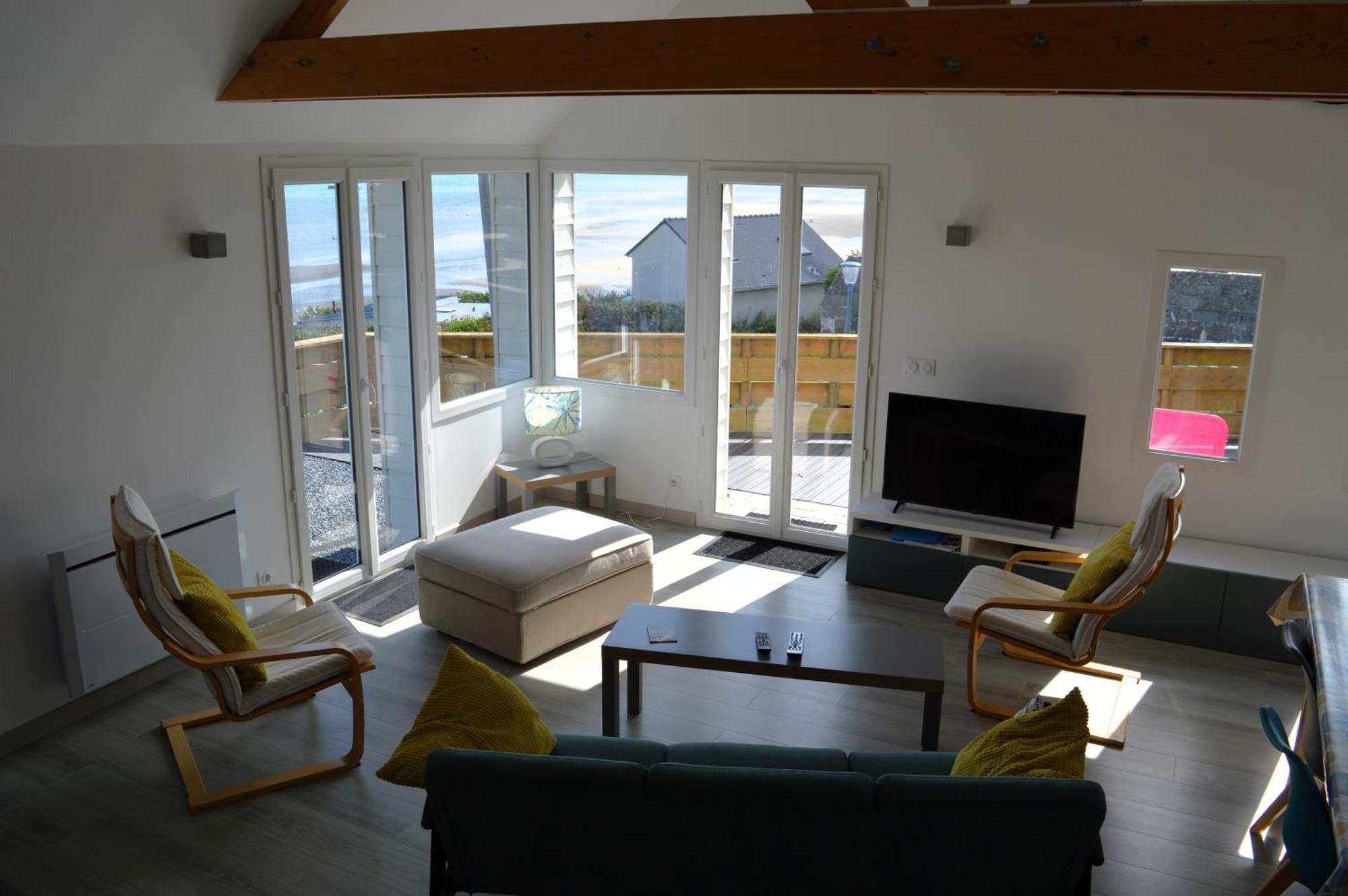 Le Perchoir Avec Vue Mer, A 300m De La Holiday home Saint-Come-de-Fresne